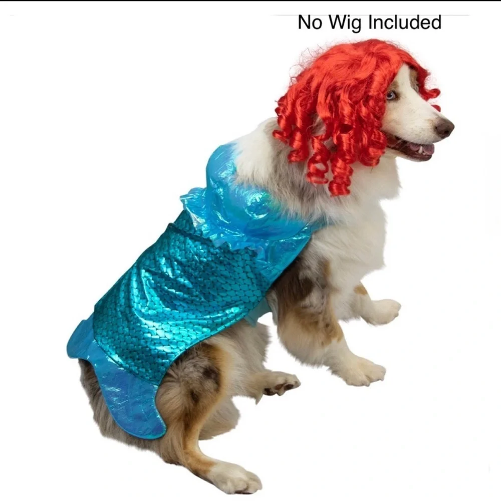 HP🔥 🆕 Maker’s Halloween Pet Costume-Mermaid -No Wig Included, Small